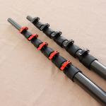 Rolled Wrapping Retractable Carbon Fiber Tube Flexibility 100%