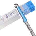 Anti Abrasion Two Flute Router Bit , Anticorrosive Straight Flute Carbide Drill