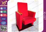 Red Fabric Auditorium Hall Theatre Seating Living Room Furniture