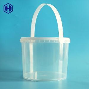 Wholesale Clear 3L IML Bucket Round Food Packaging Recycled Plastic Tubs from china suppliers