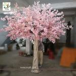 UVG 10 foot pink cherry blossom decorative artificial trees for church wedding