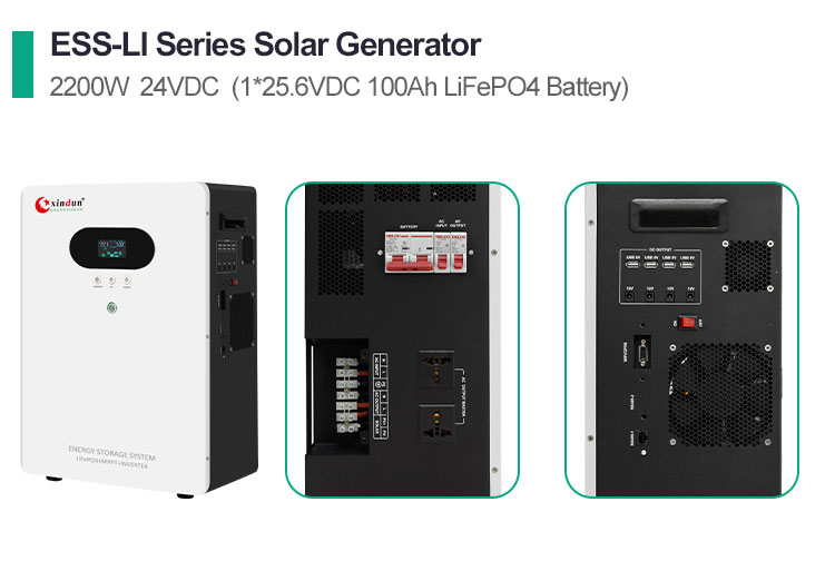 2000w inverter with mppt controller li ion battery