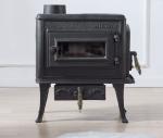 American Style Wood Burning Real Fire Fireplace European Style Retro Cast Iron