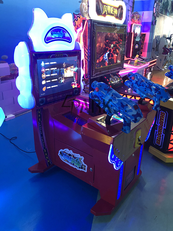 Frozen Heroes Electric Shooting Arcade Machines For Kids CE Certificate