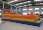 Adult Inflatable Sports Games 2 Lane Bungee Run Inflatable Bungee Jump 10 X 3 X