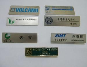 Wholesale Promotional Metal Dog Tags Customized Size 50-70mm Metal Logo Plates from china suppliers