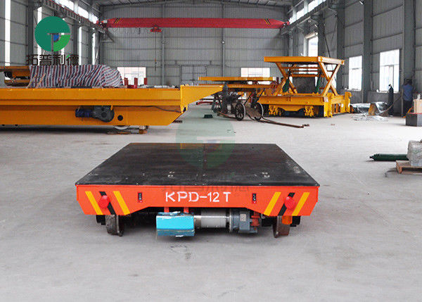 Heavy Duty Industry Material Handling Transport Trolley On Rails Applied In Construction