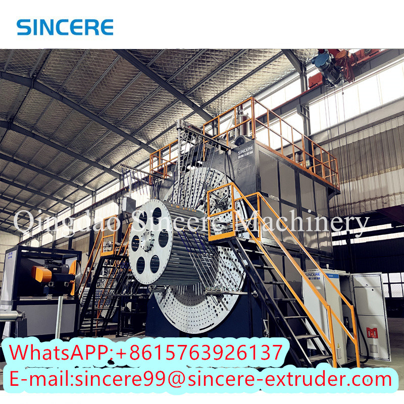 HDPE PP Spiral Pipe Extrusion Line 200-600 800-2400 1200-4200mm