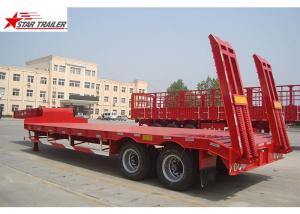 Wholesale 2 Axles 40T Low Bed Oilfield Pipe Hauling Trailer 30-60T Strong Trailer Frame from china suppliers