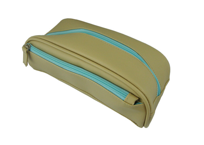 Double Pocket Travel Zipper Bags , Travel Makeup Bag For Vacation / Outdoor