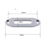 Oxidation Treatment Synthetic Rope Fairlead , Suv Automotive Wire Rope Fairlead