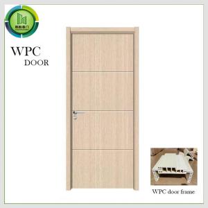 Wholesale Termite Proof WPC Wood Door PVC skin Finished Fire Retardant Bedroom use from china suppliers