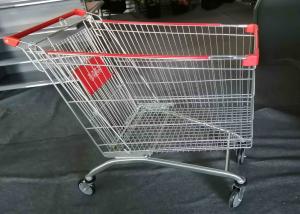 Wholesale Grocery Foldable Shopping Cart , 4 Wheel Shopping Trolley Powder Coated from china suppliers