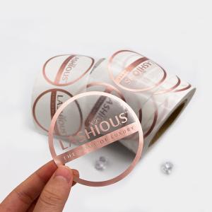 Wholesale Flex CDR Die Cut Clear Vinyl Stickers Offset Printing Circle Pink from china suppliers