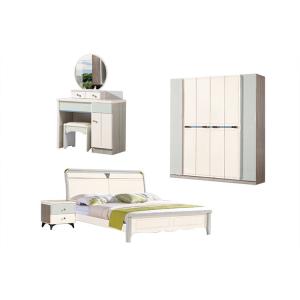 Wholesale PU Glass Modern Apartment Solid Bedroom Furniture Environmental from china suppliers