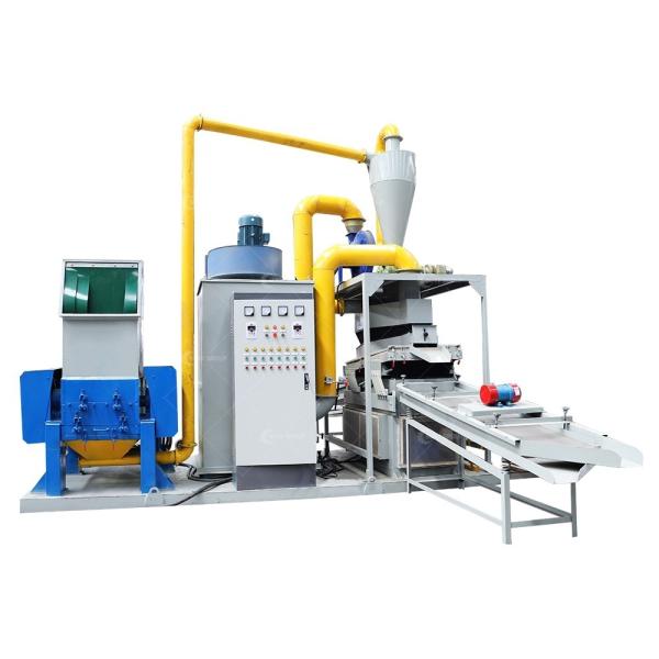 95kW Power Used Copper Granular Cable Wire Chopping Metal Shredder Recycling