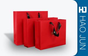 Wholesale Recycled Cardboard Shopping Bags With Handle , Kraft / Coating Paper from china suppliers