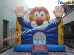 Waterproof Clown Inflatable Commercial Bouncy Castles CE Blower