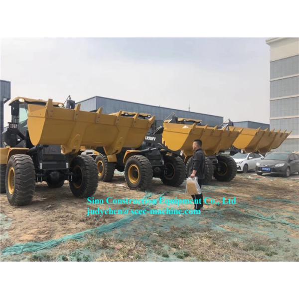 5t Construction Wheel Loader Mid Long Wheelbase LW550FV Bucket Capacity 3m3