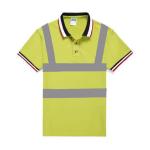 Reflective Safety Hi Vis Polo Shirt OEM breathable quick dry short sleeve work