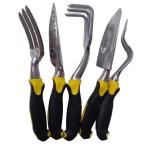 Non Slip Handle Plant Trowel 5 Pieces Garden Hand Tool Set