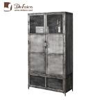 Defaico Industrial Iron Cabinet Industrial Metal Storage Cabinet With Drawer