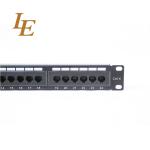 Le 2624 Cat6 Network Rack Patch Panel Fiber Optic 24 Port