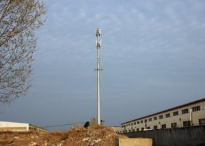 Wholesale Hot Dip Galvanization Tapered Monopole Antenna Tower , 45m Octagonal Tapered Steel Structure Tower from china suppliers
