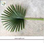 UVG environmentally friendly material fake plastic Fan palm leaves for indoor