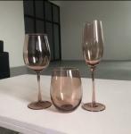 SX-G011 Water Glass Cup Custom Color Whiskey Champagne Drinking Glasses For