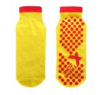 Eco - Friendly Kids Trampoline Socks Jacquard Logo Action City Bounce Socks