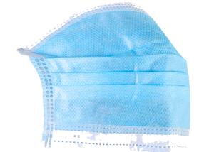 Wholesale 3 Ply Non Woven Disposable Medical Mask , Hypoallergenic Dental Masks For Hospital from china suppliers