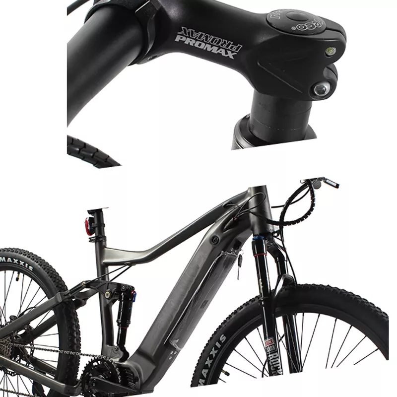Integrated Battery Mid Motor Bike Dirt Mountain Electric Bike for Adults DOMANCA 2024