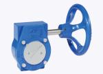 Single Stage Handwheel Gearbox Butterfly Valve Nickel - Plated Input Shaft
