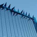 358 Safety Welded Mesh Fence , Welded Metal Fence Panels Powder Coated