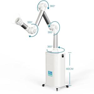 Wholesale External Oral Suction Aerosol Suction Machine, Virus Aerosols Airborne Droplets UV Disinfection Fume Extractor from china suppliers