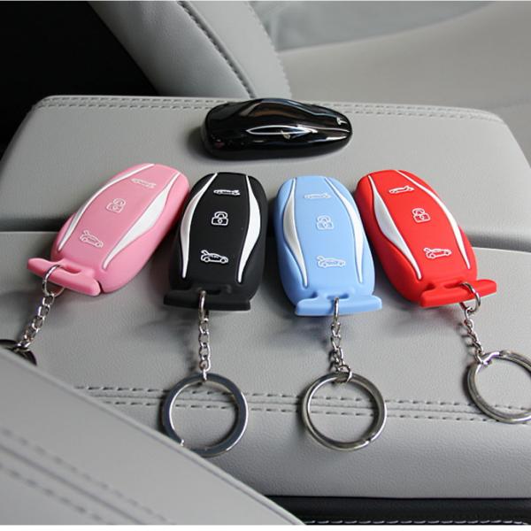 Topfit Silicone for Tesla Car Fobpocket, Car Key Chain, Key Case, Key Cover for Tesla Model S