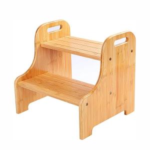 Wholesale Toddlers Kids shower Bathroom Footstool For Shaving Legs Bamboo Wood from china suppliers