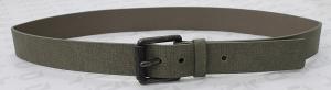 Wholesale Natural Two - Tones Pattern Casual Male Belts , Mens Olive PU Belt With Roller Buckle from china suppliers