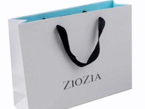 Wholesale Decorative Luxury Clothing Paper Bags , White Paper Shopping Bags With Handles from china suppliers