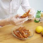 PE Disposable Cooking Gloves / Food Grade Powder Free Vinyl Gloves