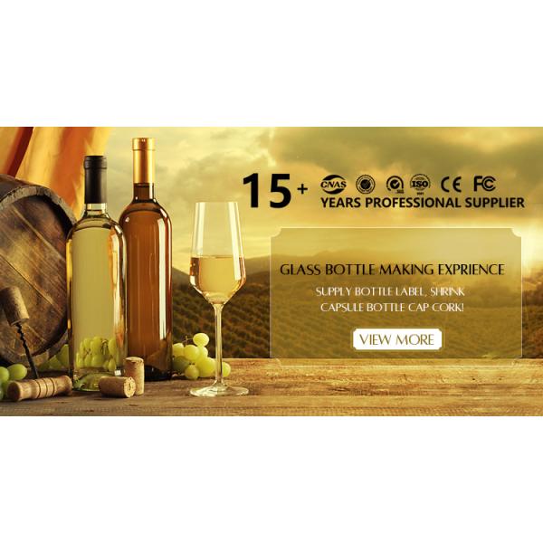 Empty 750Ml Glass Red Wine Bottle Liquor Wine Bottles With Screw Lid