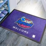 Nylon Surface Rubber Backing Entry Door Mats Anti Skid 5mm Thickness