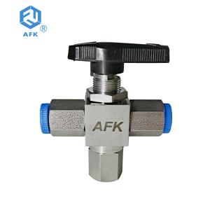 Wholesale BSPT Stainless Steel Ball Valves AFK SUS316 High Pressure 2 Way 10mm from china suppliers