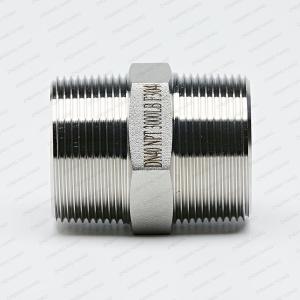 Wholesale Industrial 316L Ss Socket Weld Fittings BSPT Reduce Hexagonal Nipple from china suppliers