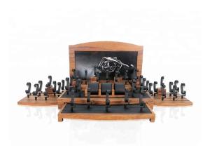 Wholesale Natural Wood Watch Display Stand / Watch Display Set Silk Screen Logo from china suppliers
