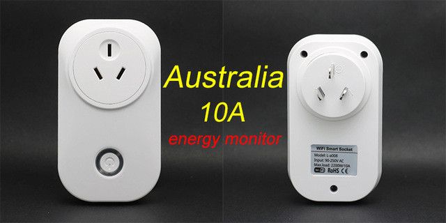 Tuya WIFI Smart Socket Smart Plug EU UK Swit AU BR FR JP Israel Ita ZA Plug 10A Remote Control Alexa Google Home Energy