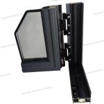 Residential Aluminum Frame System Window Windproof Energy Saving Double Glazed