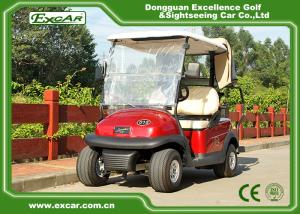 Wholesale EXCAR 3.7KM 48 Volt Electric Golf Car 2 Seater With Rain Cover Custom from china suppliers