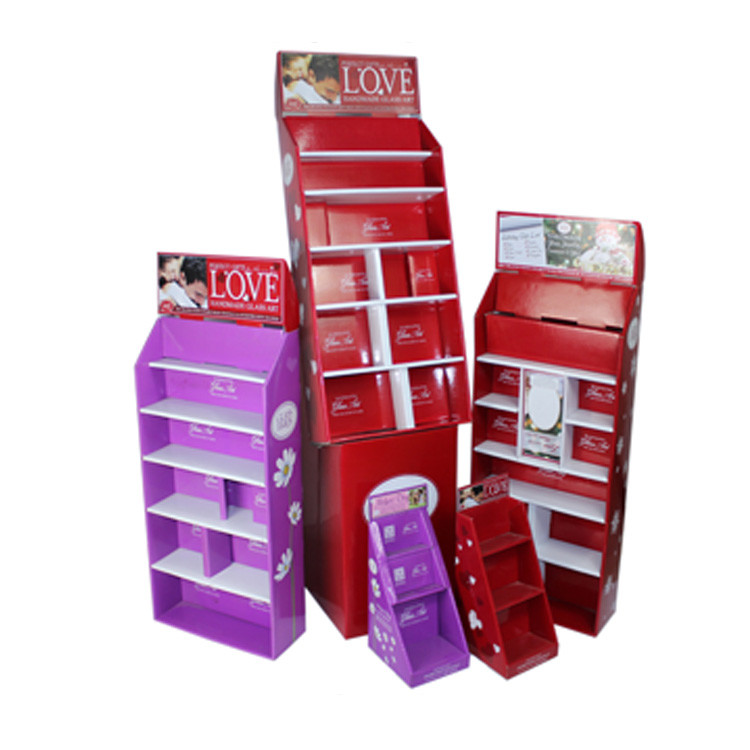 CMYK Funko Pop Cardboard Display Stand , Ecommerce Cardboard Floor Displays